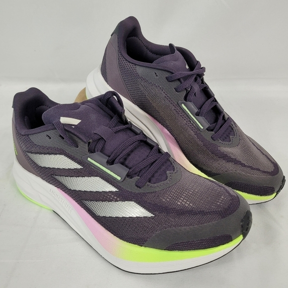 Adidas Duramo Speed Women's Sneakers Running Shoes Gray/White Size 9.5 NIB - Picture 1 of 11